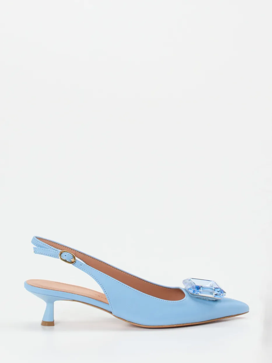 – Slingpumps aus Lammleder Himmel*Konstantin Starke New