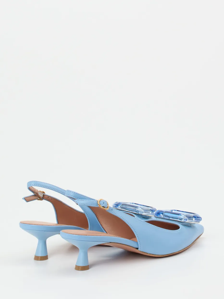 – Slingpumps aus Lammleder Himmel*Konstantin Starke New