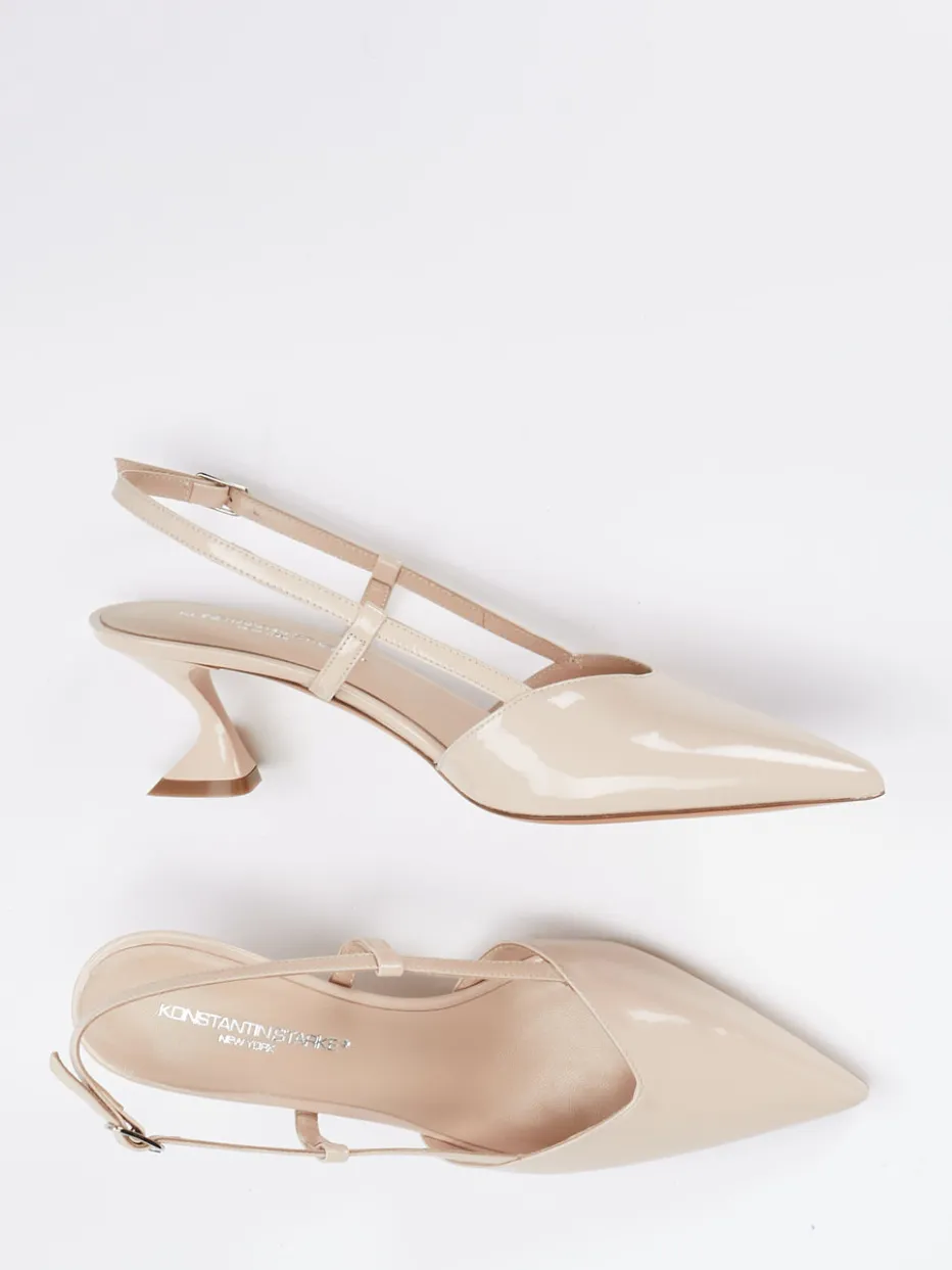 Damen Konstantin Starke – Slingpumps aus Lackleder Rosé-