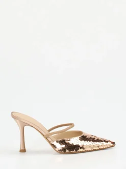 Damen Konstantin Starke – Slingpumps aus Metallic mit Pailletten