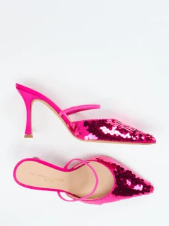 Damen Konstantin Starke – Slingpumps aus Metallic mit Pailletten