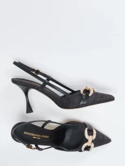 – Slingpumps aus Textilgewebe*Konstantin Starke Sale