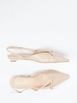 – Slingpumps aus Lackleder in Nude*Konstantin Starke Discount
