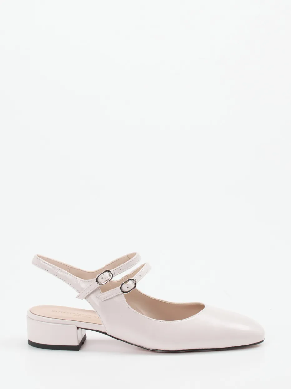 – Slingpumps aus Lackleder cremeweiß*Konstantin Starke Outlet