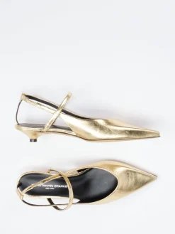 – Slingpumps aus Metallicleder*Konstantin Starke Discount