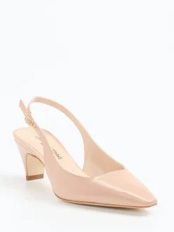 – Slingpumps aus Lack-Ziegenleder Nude*Konstantin Starke Online