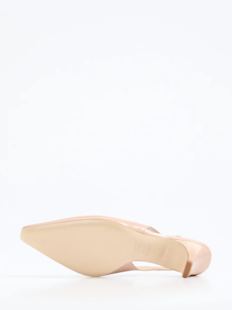 – Slingpumps aus Lack-Ziegenleder Nude*Konstantin Starke Online
