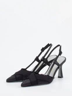 Damen Konstantin Starke – Slingpumps aus strukturiertem Textil