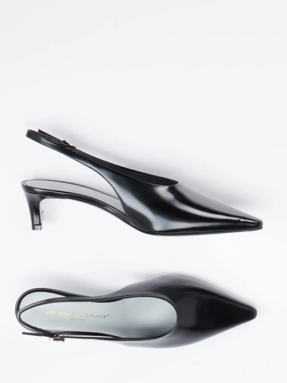 – Slingpumps aus Hochglanzleder*Konstantin Starke Online
