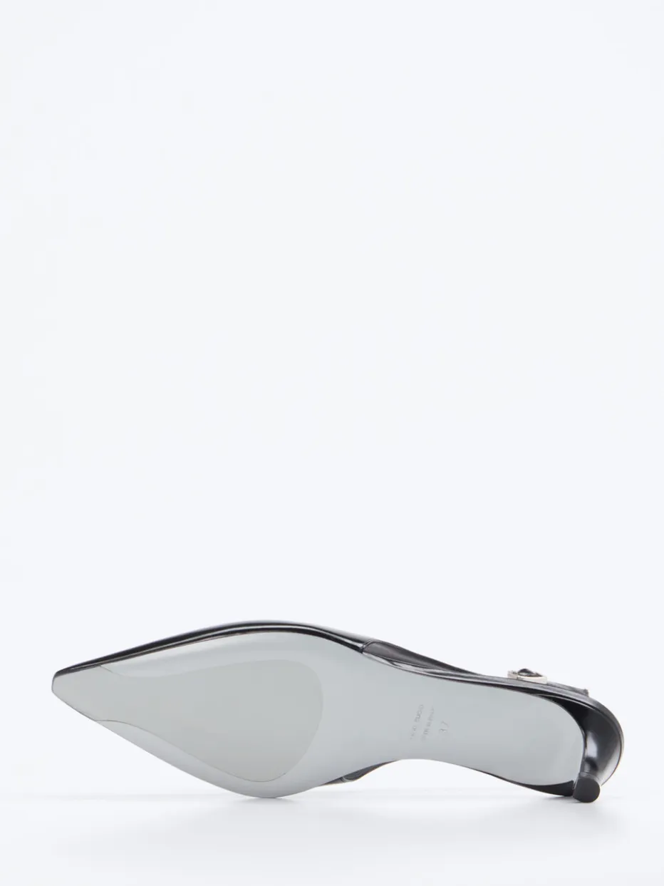 – Slingpumps aus Hochglanzleder*Konstantin Starke Online