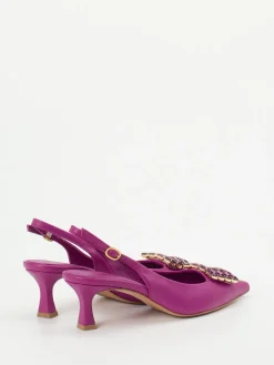 Damen Konstantin Starke – Slingpumps aus Lammleder Fuchsia