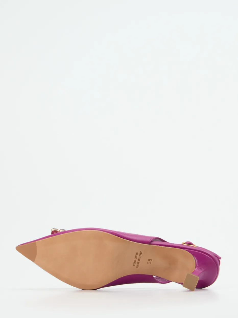 Damen Konstantin Starke – Slingpumps aus Lammleder Fuchsia