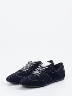 – Sneaker aus Veloursleder Dunkel*Konstantin Starke Sale