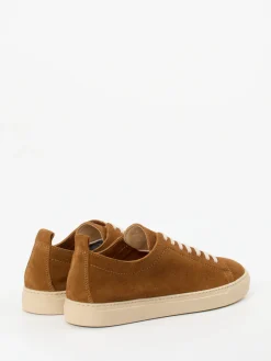 Herren Konstantin Starke – Sneaker aus Veloursleder cognac