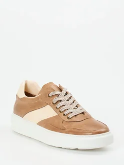 Herren Konstantin Starke – Sneaker aus Kalbleder cognacfarben