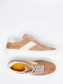 Herren Konstantin Starke – Sneaker aus Kalbleder cognacfarben