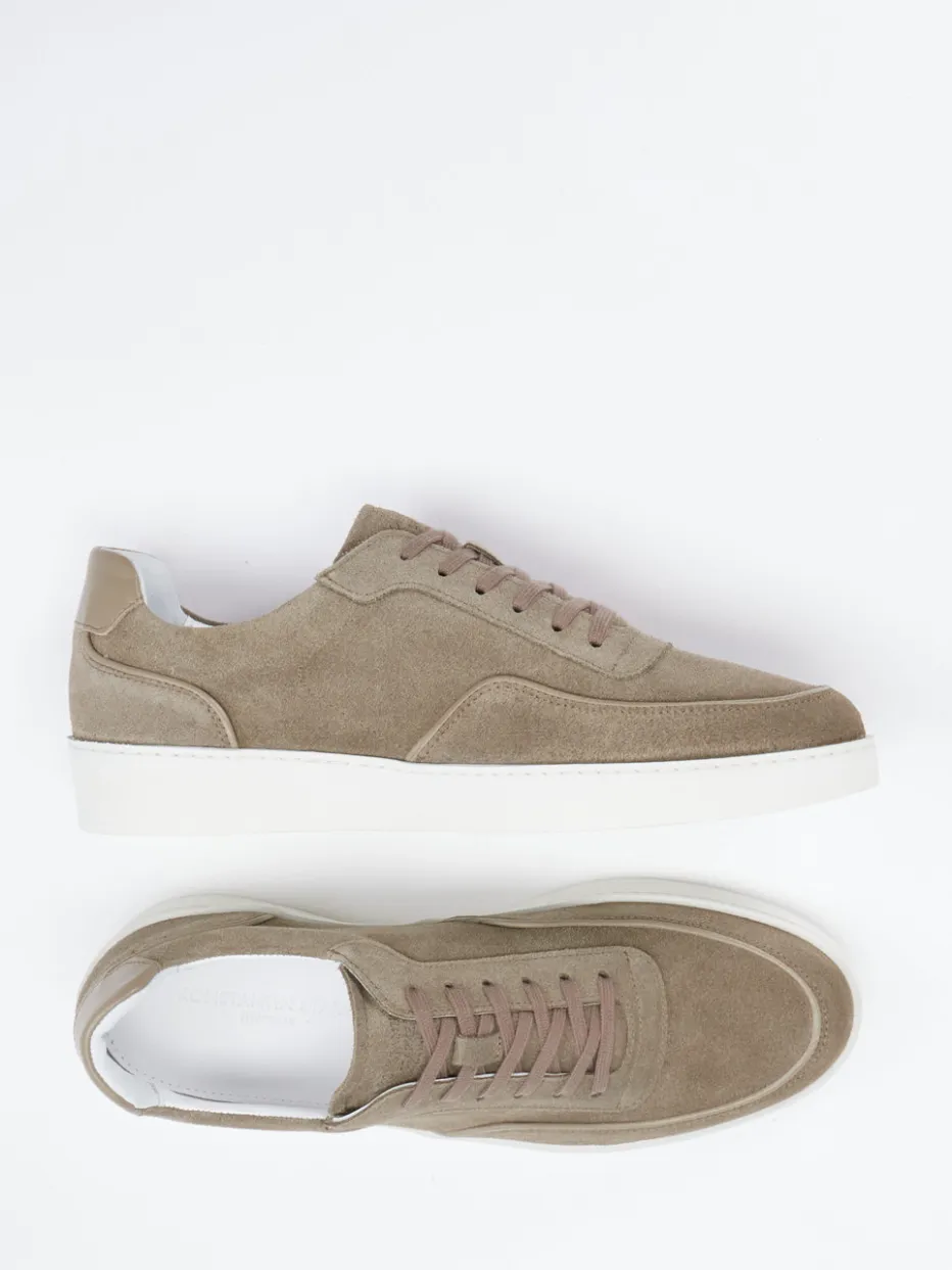 – Sneaker aus Veloursleder Taupe*Konstantin Starke Outlet