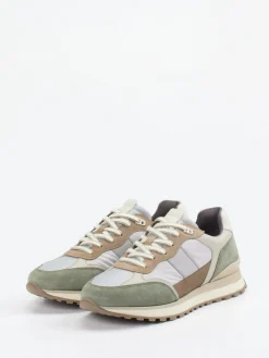 Herren Konstantin Starke – Sneaker aus Veloursleder Salbei