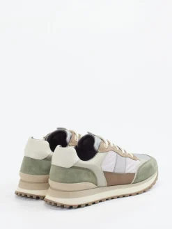 Herren Konstantin Starke – Sneaker aus Veloursleder Salbei