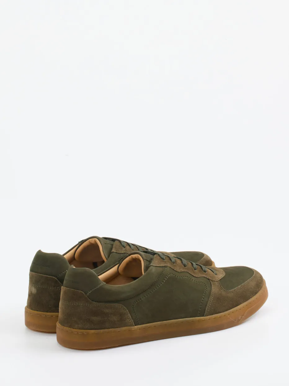 Herren Konstantin Starke – Sneaker aus Veloursleder oliv