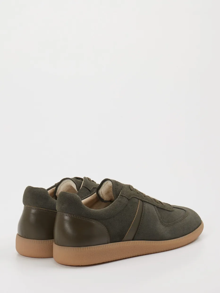 Herren Konstantin Starke – Sneaker aus Veloursleder Oliv