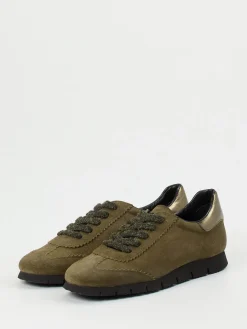 – Sneaker aus Veloursleder oliv*Konstantin Starke Sale