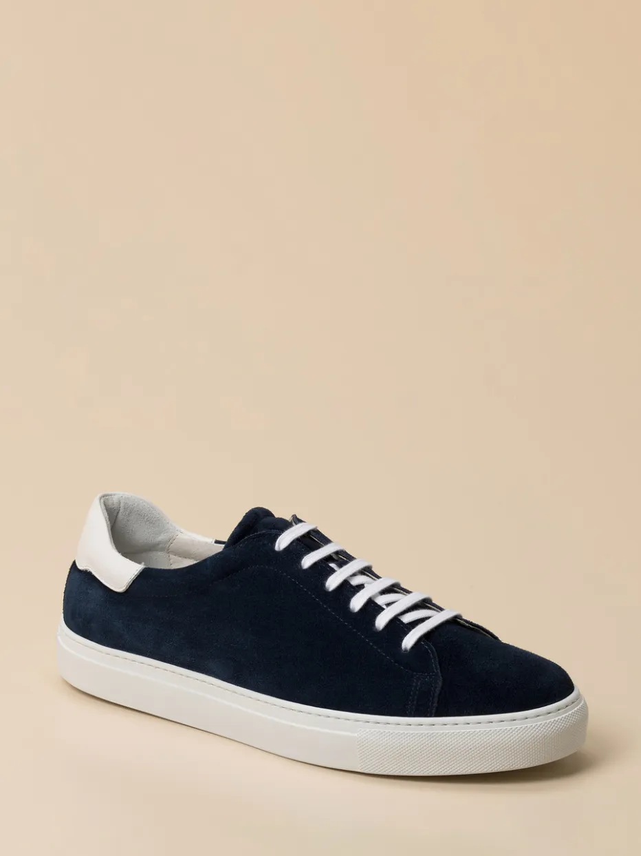 Herren Konstantin Starke – Sneaker aus Veloursleder Dunkel