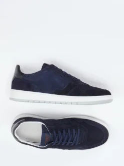 Herren Konstantin Starke – Sneaker aus Veloursleder navy