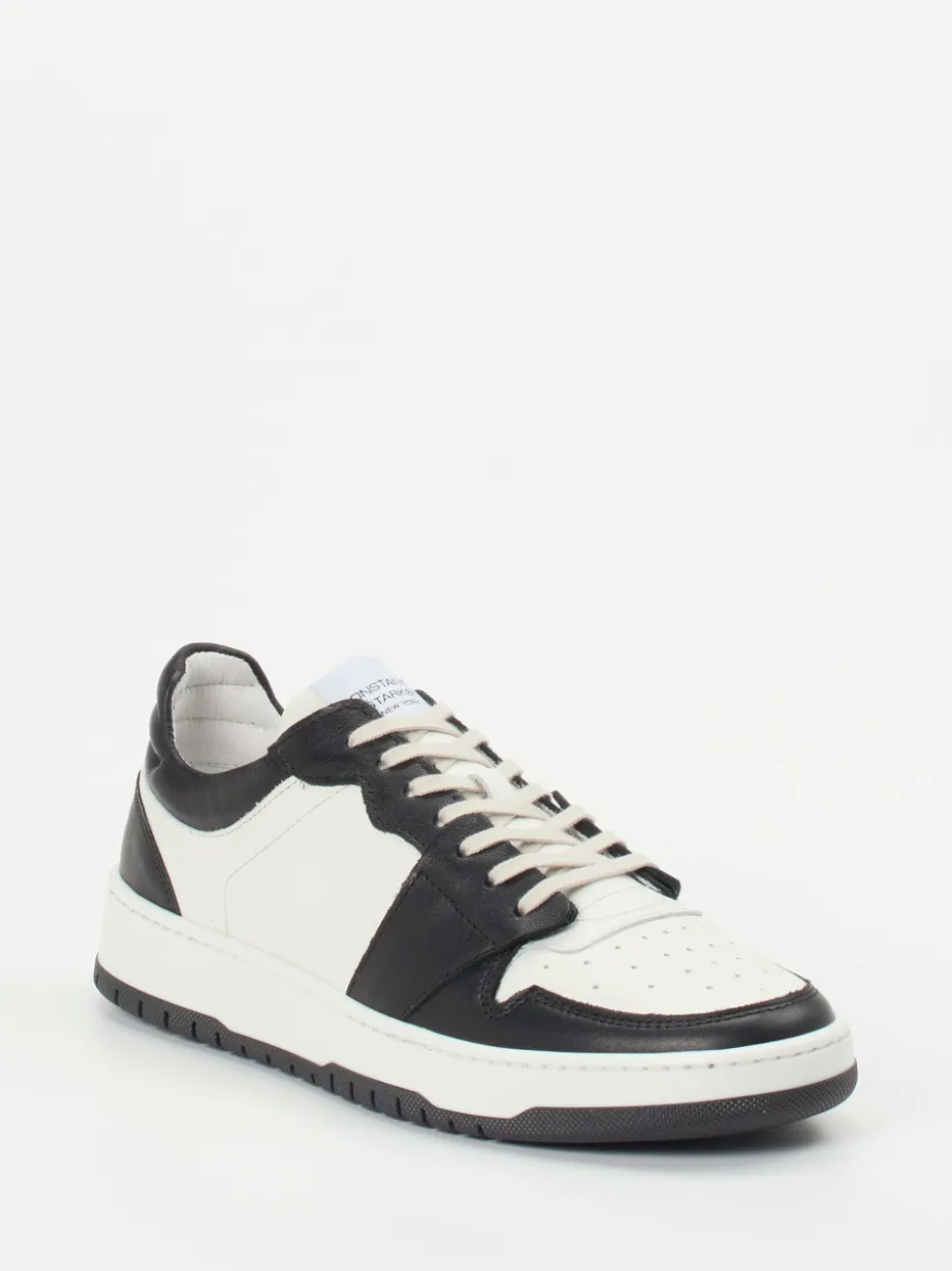 – Sneaker aus Kalbleder Offwhite-Schwarz*Konstantin Starke