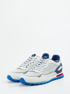 – Sneaker aus Leder und Mesh Offwhite*Konstantin Starke Hot