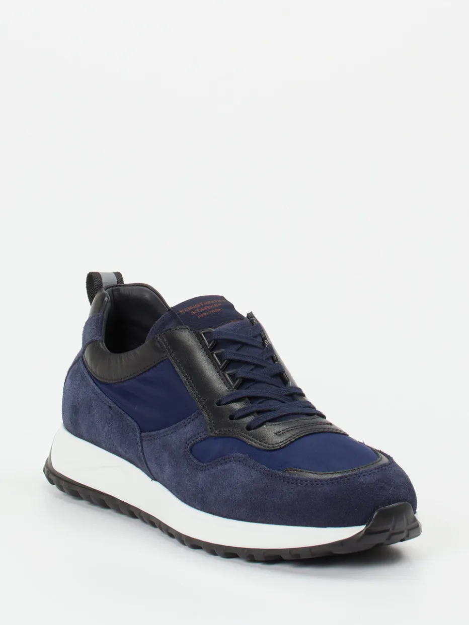 Herren Konstantin Starke – Sneaker aus Veloursleder Dunkel