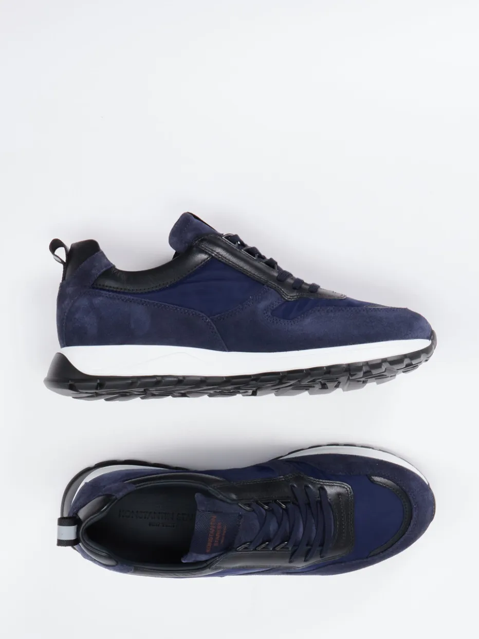 Herren Konstantin Starke – Sneaker aus Veloursleder Dunkel