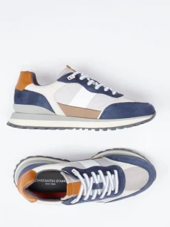 – Sneaker aus Veloursleder Offwhite*Konstantin Starke