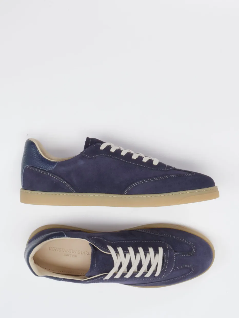 – Sneaker aus Veloursleder Dunkel*Konstantin Starke Discount