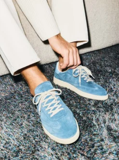 Herren Konstantin Starke – Sneaker aus Veloursleder jeans