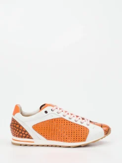 Herren Konstantin Starke – Sneaker aus geprägtem Leder Orange