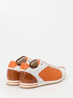 Herren Konstantin Starke – Sneaker aus geprägtem Leder Orange