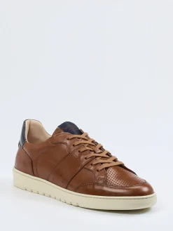 Herren Konstantin Starke – Sneaker aus Kalbleder cognac