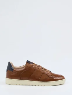 Herren Konstantin Starke – Sneaker aus Kalbleder cognac