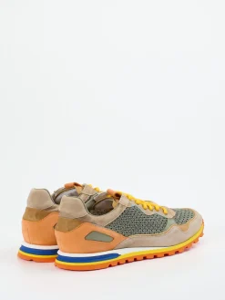 – Sneaker aus Leder und Mesh Beige*Konstantin Starke Discount