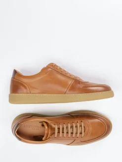 Herren Konstantin Starke – Sneaker aus Kalbleder cognac