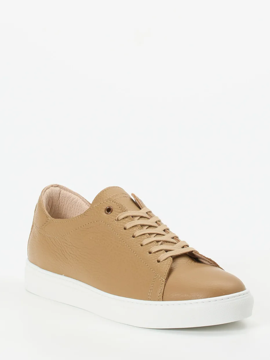 Herren Konstantin Starke – Sneaker aus Kalbleder karamellfarben