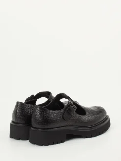 Damen Konstantin Starke – Spangenpumps aus geprägtem Leder