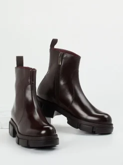 Damen Konstantin Starke – Stiefelette aus Kalbleder Dunkel