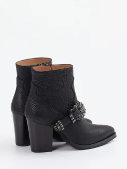 – Stiefelette aus geprägtem Leder*Konstantin Starke Discount