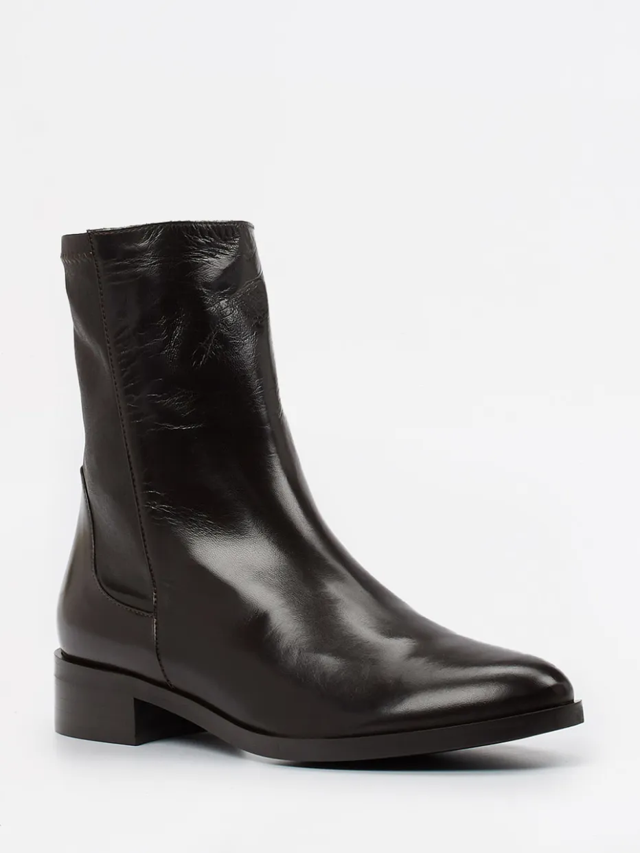 – Stiefelette aus Lammleder Dunkel*Konstantin Starke Sale