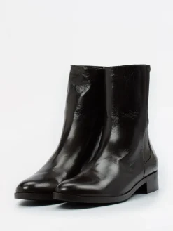 – Stiefelette aus Lammleder Dunkel*Konstantin Starke Sale