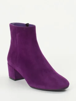 Damen Konstantin Starke – Stiefelette aus Veloursleder Violett