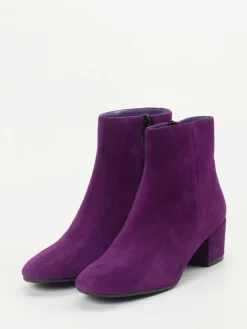 Damen Konstantin Starke – Stiefelette aus Veloursleder Violett