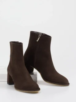 – Stiefeletten aus Veloursleder Dunkel*Konstantin Starke Clearance